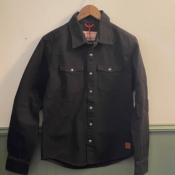 Iron & ResinFenceline Shirt Jacket in Black